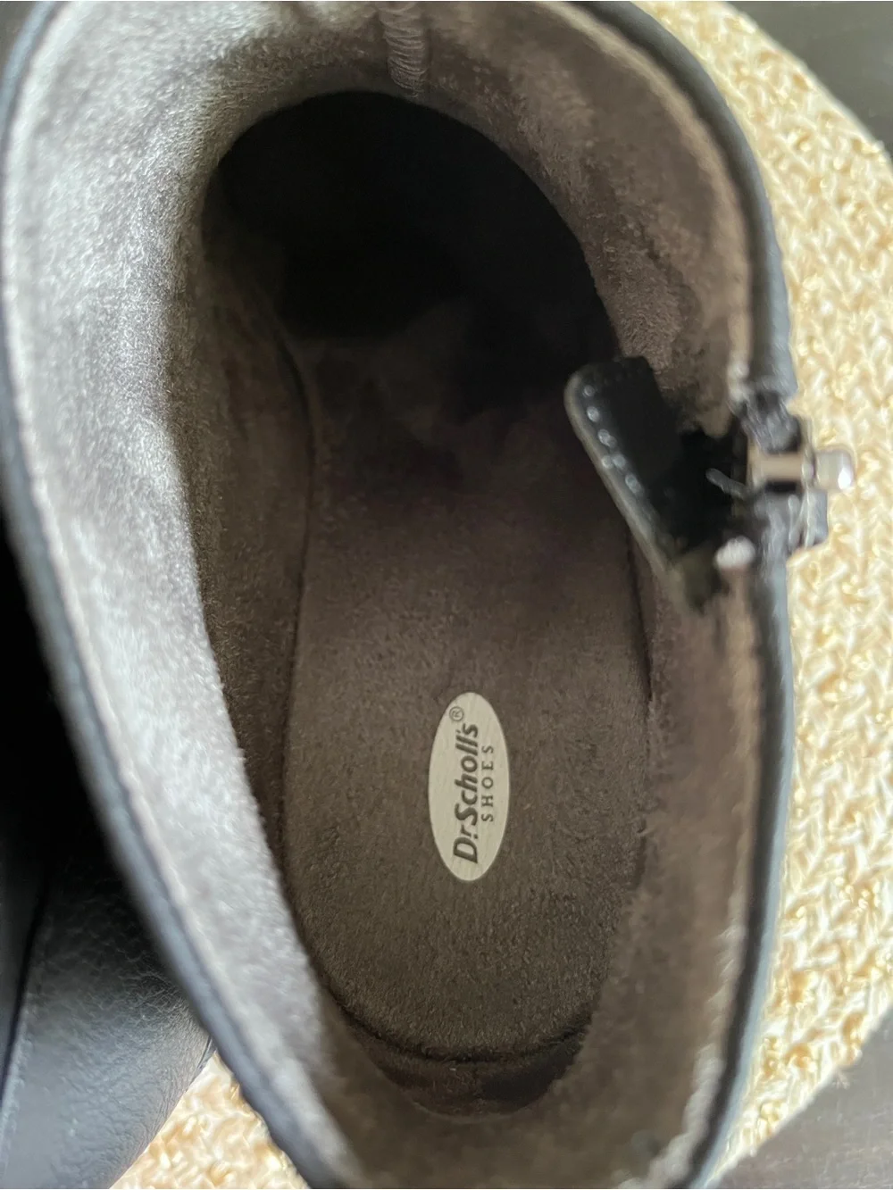 Dr. Scholl's Bianca Ankle Boot Black NWOT 9.5